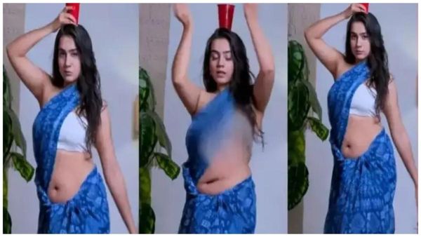 VIDEO: 'जमाल कुडू' बजते ही भाभी ने पल्लू में गांठ मारकर किया ऐसे सेक्सी डांस, लोग बोले- 'एक ही तो है...'