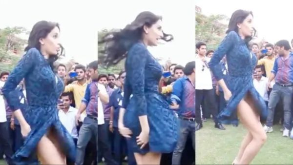 Nora Fatehi भरी पब्लिक में सबके सामने कर रही थीं डांस, तभी चली हवा और फिर दिख गया अंदर का सबकुछ