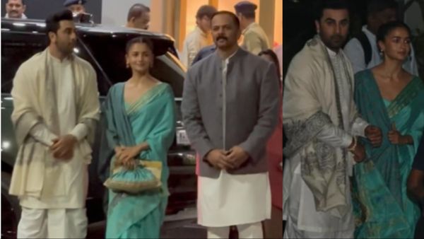 Bollywood In Ayodhya: राम लला की प्राण प्रतिष्ठा के लिए सज-धजकर निकले रणबीर आलिया, अयोध्या के लिए हुए रवाना