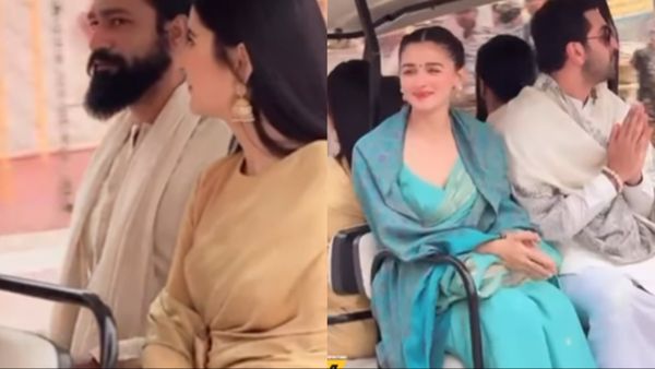 Bollywood In Ayodhya: बड़ी गाड़ियों को छोड़ ई-रिक्शा की सवारी करते नजर आए विक्की कैटरीना और आलिया रणबीर