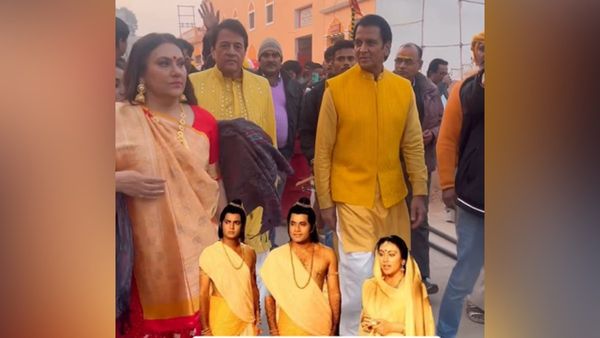 प्राण प्रतिष्ठा से पहले ही अयोध्या पहुंचे राम, सीता और लक्ष्मण.. वीडियो देख लोग बोले- 'जय श्री राम'