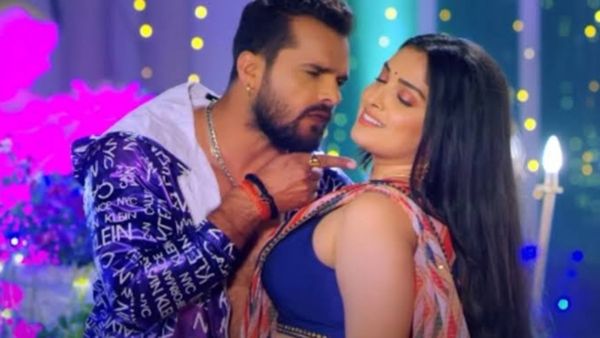 Bhojpuri Gana: आम्रपाली दुबे संग बीच गार्डन में रोमांस करते दिखे खेसारी लाल यादव, बेड पर की मस्ती और फिर...