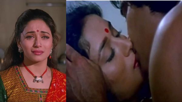 इस फिल्म में Madhuri Dixit की खूबसूरती देख बहक गया था एक्टर, कट बोलने के बाद भी चूमता रहा, काट दिए थे होंठ