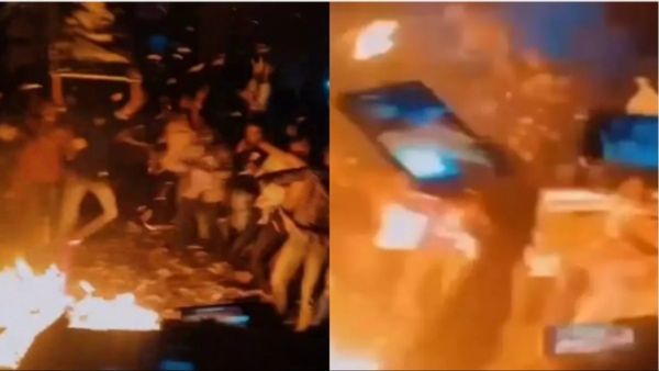 इस फेमस एक्टर की फिल्म देखते-देखते थिएटर के अंदर लगा दी आग और फिर इधर-उधर लगे नाचने, वीडियो देख सहमे लोग!