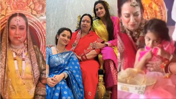 Ankita Lokhande की सासू मां का वीडियो हुआ वायरल, महारानी स्टाइल में पार्टी में की एंट्री