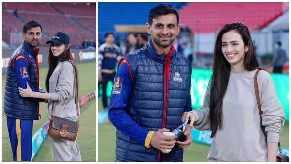 लोगो ने सानिया का नाम लेकर चिढाया तो मैदान में शौहर शोएब मलिक का हाथ पकड़कर सना जावेद ने...