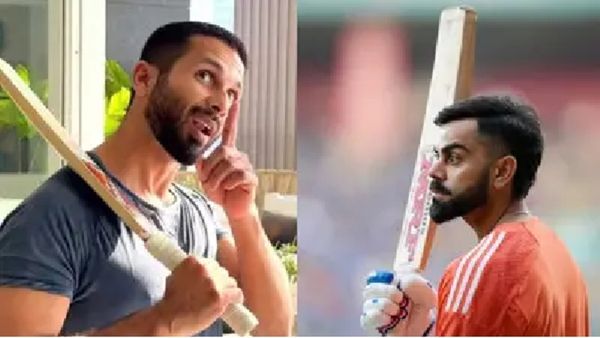 VIDEO: शाहिद कपूर ने हाथ में बैट लेकर उतारी विराट कोहली की नकल, हंसते-हंसते लोट-पोट हुए फैंस