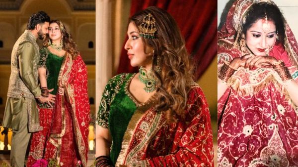 सोनारिका भदौरिया ने अपनी मेहंदी पर पहना मां की शादी का लहंगा, फैन्स बोले- आपने दिल छू लिया...