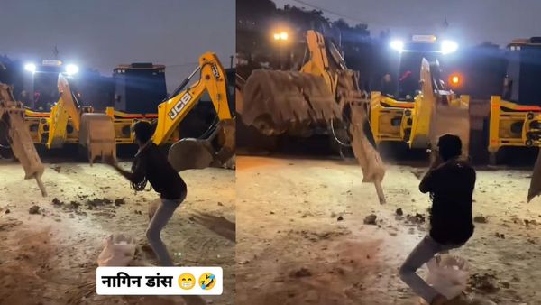 Viral Video- लड़के ने जेसीबी से करवाया नागिन डांस, मजेदार वीडियो देख लोग बोले- 'मणि लेकर मानेगा'