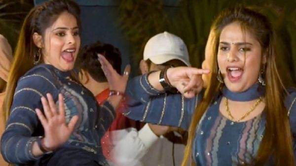 Haryanvi Dance Video: कशिश चौधरी ने सपना के गाने पर लगाए ज़ोरदार ठुमके, आंखों से चलाए तीर
