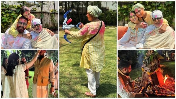 Bachchan's Holi: होली तस्वीरों में ऐश्वर्या-आराध्या का दिखा ऐसा हाल, बेटी के साथ मस्त रहे जया-बिग बी