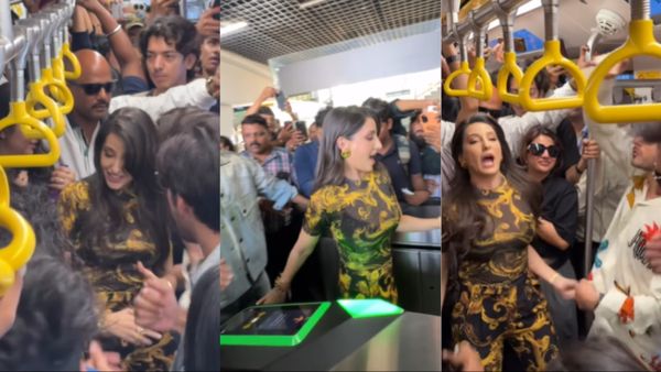 Mumbai Metro में घुसकर Nora Fatehi करने लगीं अजीब डांस, भीड़ में खड़े मर्दों का हुआ बुरा हाल