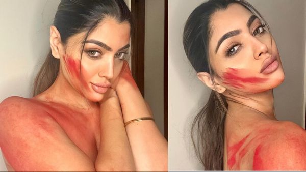 मीका की एक्स मंगेतर Akanksha Puri ने होली पर उतार डाले कपड़े, टॉपलेस फोटो शेयर करके लोगों से पूछी ये चीज