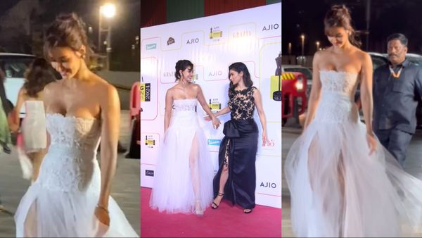 Disha Patani ने पहन ली ट्रांसपैरेंट खिसकती हुई ड्रेस, गाड़ी से उतरते ही बचते-बचाते कपड़े किए ठीक और फिर...