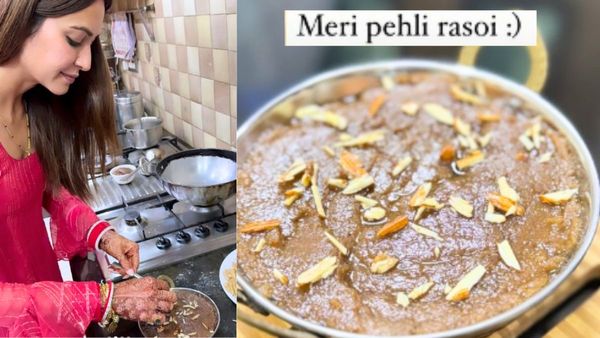 कृति खरबंदा ने पहली रसोई में बनाया ऐसा हलवा की पुलकित की दादी ने भी लगा लिया गले, देखें तस्वीरें