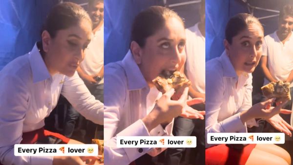 Crew के सेट पर पिज्जा देख करीना कपूर के मुंह में आया पानी, एक नहीं फिर खाए 9...