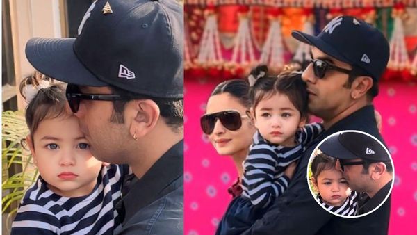 नींद भरी आंखों में जामनगर से लौटती दिखीं बेबी राहा, क्यूट तस्वीरें देख फैन्स बोले- ये तो एक दम गुड़िया है...