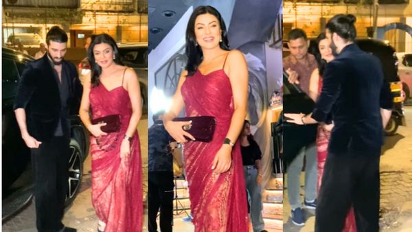 पार्टी में एक्स बॉयफ्रेंड के साथ पहुंची सुष्मिता सेन, रोहमन शॉल यूं संभालते आए नजर