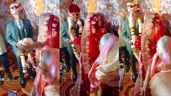 सीमा हैदर- सचिन मीणा की शादी का वीडियो हुआ लीक, हिंदू रीति रिवाज से ऐसा पड़ा जयमाल