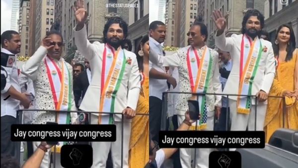 कांग्रेस पार्टी के लिए वोट मांगने मैदान में उतरे 'पुष्पा'? आग की तरह वायरल हुआ अल्लू अर्जुन का ये वीडियो!