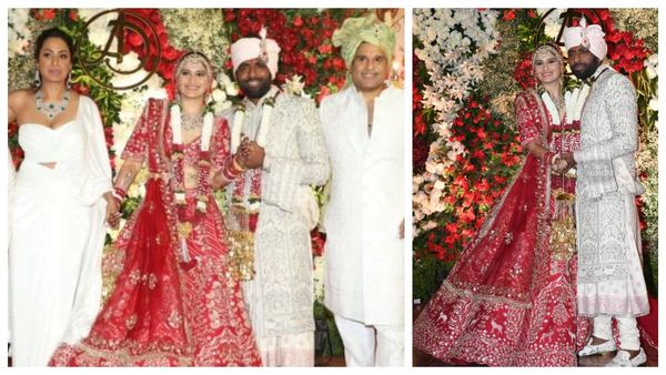 First Pics: सुर्ख जोड़े में दीपक की हुई आरती सिंह, भाई-भाभी का हाथ थामे क्लिक कराई पहली तस्वीरें और वीडियो