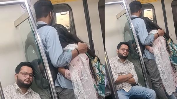 दिल्ली मेट्रो से फिर वायरल हुआ कपल का वीडियो, सबके सामने कर रहे थे ऐसी हरकत..