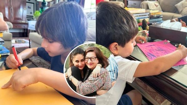 नानी को जन्मदिन पर सरप्राइज देने के लिए करीना कपूर के लाडले बेटों ने की तैयारियां, अपने हाथ से बनाए कार्ड