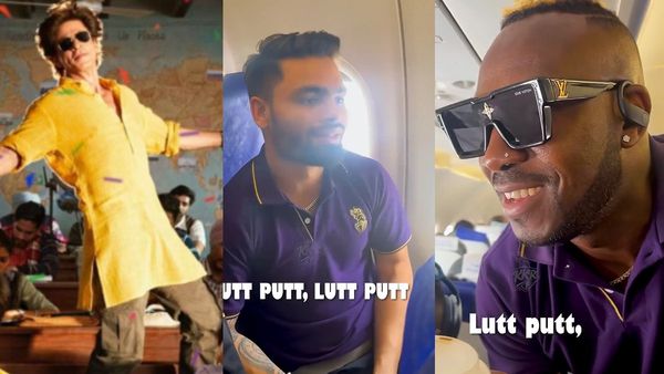 Viral Video- आंद्रे रसेल और रिंकू सिंह ने गाया शाहरुख खान का ये गाना? मस्ती देख खुश हुए KKR के फैंस