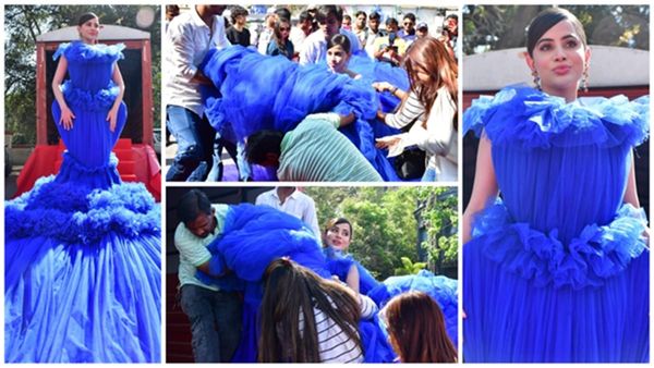 उर्फी के हाथ लगा नीला कपड़ा, करा दिया पूरा गोदाम खाली और.. लोग बोले- हिंदी में गाली देने के लिए 1 दबाएं