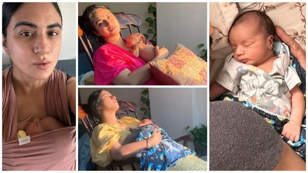 बेटे ज़ोरवार को सीने से चिपकाए इस हालत में दिखी हसीना, नवजात संग मां को ऐसे देख सताई लोगों को चिंता