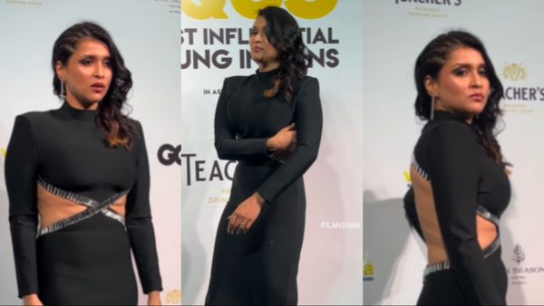 साइड से कटी ड्रेस में अनकंफर्टेबल दिखीं Mannara Chopra, जैसे ही पीछे मुड़ी एक्ट्रेस का दिख गया पूरा बदन