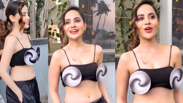 Urfi Javed को सताई गर्मी, टॉप पर लगाए पंखे तो फैन्स बोले- जरा संभल कर कहीं उड़ मत जाना...