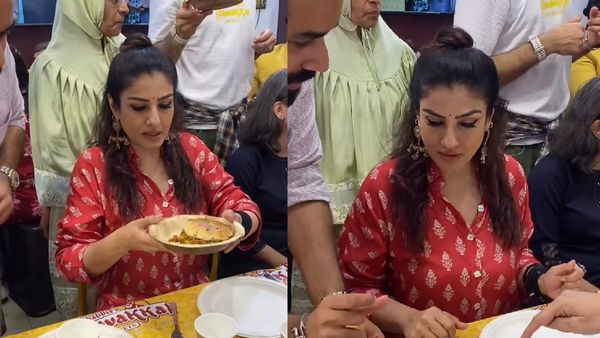 रोजा अफ्तार में शाकाहारी खाना ढूंढती दिखीं रवीना टंडन, वीडियो देख लोग ऐसे ले रहे हैं मजे?