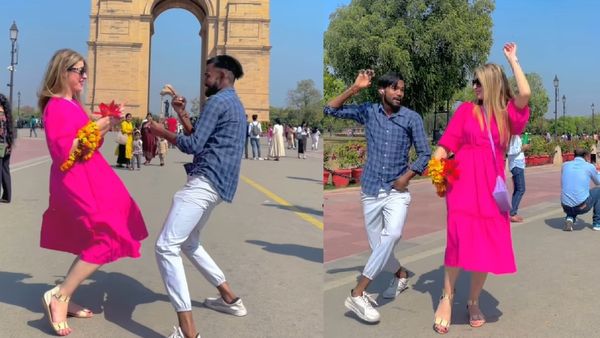 Viral Video- रशियन लड़की ने भोजपुरी गाने पर लगाए ठुमके, इंडिया गेट से वायरल हुआ मजेदार वीडियो!