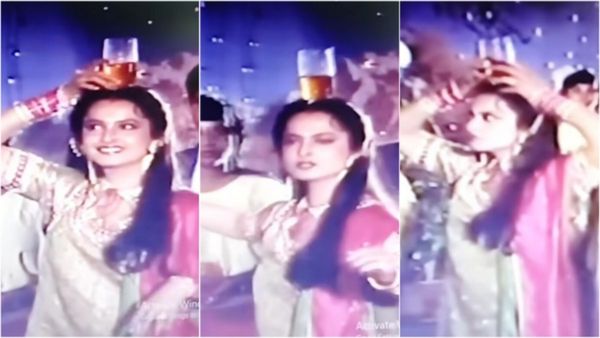 रेखा ने सालों पहले ही इजाद कर दिया था जमाल कुडू का सिग्नेचर स्टेप, सिर पर दारू का गिलास रख कर किया था डांस