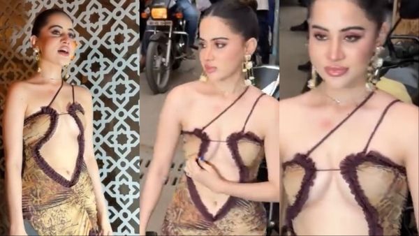 VIDEO: उर्फी जावेद ने मुंबई की सड़कों को बना दिया कान्स रेड कार्पेट, बहनों को भी पहनाए कसे-कटे कपड़े