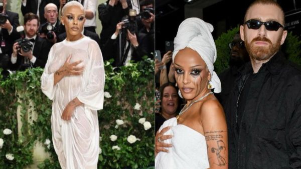 Met Gala को बनाया Wet Gala! रेड कार्पेट पर सिर्फ तौलिया में पहुंच गई ये हसीना