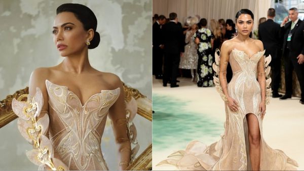 आलिया और ईशा अंबानी को इस हसीना ने कर दिया फेल, हाथों में फड़फड़ाती तितलियां बांधकर पहुंचीं Met Gala