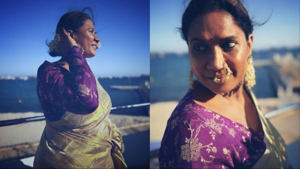 Laapataa Ladies की एक्ट्रेस ने Cannes Film Festival में किया धमाल, पहनी मां की पुरानी साड़ी और नथ