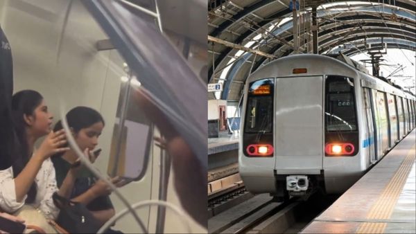 सिर्फ एक सीट के लिए पिता को बीच में घसीट लाईं ये दो महिलाएं, Delhi Metro में काटा बवाल