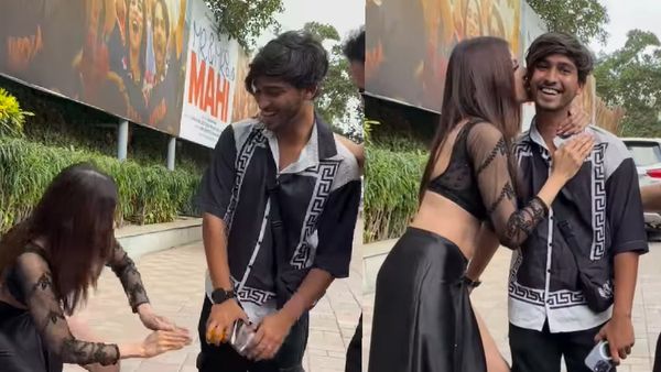 शर्लिन चोपड़ा ने फैन के गाल पर काटा? वीडियो देख भड़क गए लोग, बोले- 'घटिया हरकत, जेल में डालो'