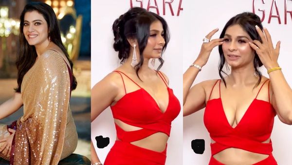 45 की उम्र में रेड हॉट ड्रेस पहनकर इवेंट पर पहुंची काजोल की बहन, लोग बोले- 'बस यही रह गया है..'