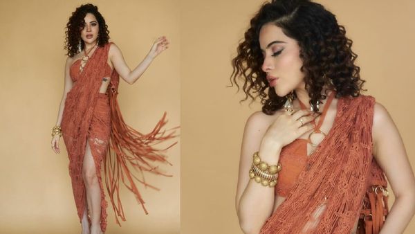 कर्ली हेयर के साथ उर्फी जावेद ने पहनी ऐसी ड्रेस, फिदा हुए लोग, बोले- 'पहली बार ढंग के..'