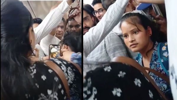 VIRAL VIDEO: बित्त भर की है तू मेरे सिर पर... दिल्ली मेट्रो में लड़कियों ने नकोचा मुंह, हुई गाली गलौच