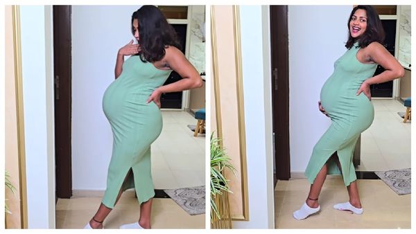 3 साल में टूटी पहली शादी, दूसरी शादी के 2 महीने बाद हुई प्रेग्नेंट, अब बेबी बंप पकड़कर किया ज़ोरदार डांस