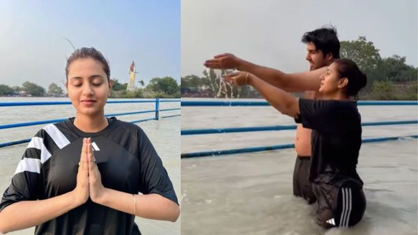 VIDEO: अंजली अरोड़ा ने बॉयफ्रेंड साथ गंगा में लगाई डुबकी, लोग बोले- राम तेरी गंगा मैली...