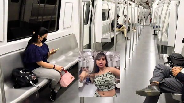 Delhi Metro में लड़की ने किया फूहड़ डांस, ना किसी का डर ना किसी की परवाह, ठेंगे पर DMRC!