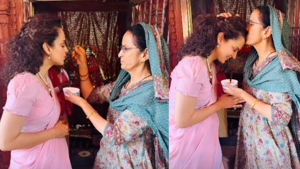 रिजल्ट आने से पहले ही कंगना रनौत ने किया जीत का ऐलान ? मां ने मीठा खिलाकर दिया आर्शीवाद