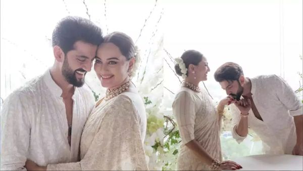 पति को देख Sonakshi Sinha की आंखें हुईं नम, Zaheer ने जोर से किया किस, लीक हुए शादी के प्राइवेट वीडियोज