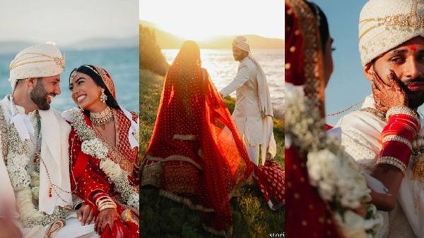 Wedding Photos: सुर्ख जोड़ा पहनाकर गर्लफ्रेंड को डोली में बैठा लाया ये स्टार, तस्वीरें देख इमोशनल हुए लोग